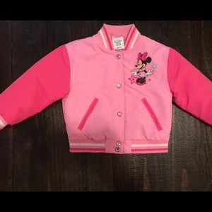 Toddler Pink Minnie Mouse jacket size 2T.